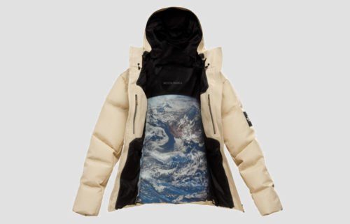 doudoune blanc cassé